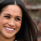 Meghan Markle during official announcement of her engagement to Prince Harry at Kensington Palace on Nov. 27, 2017, in London